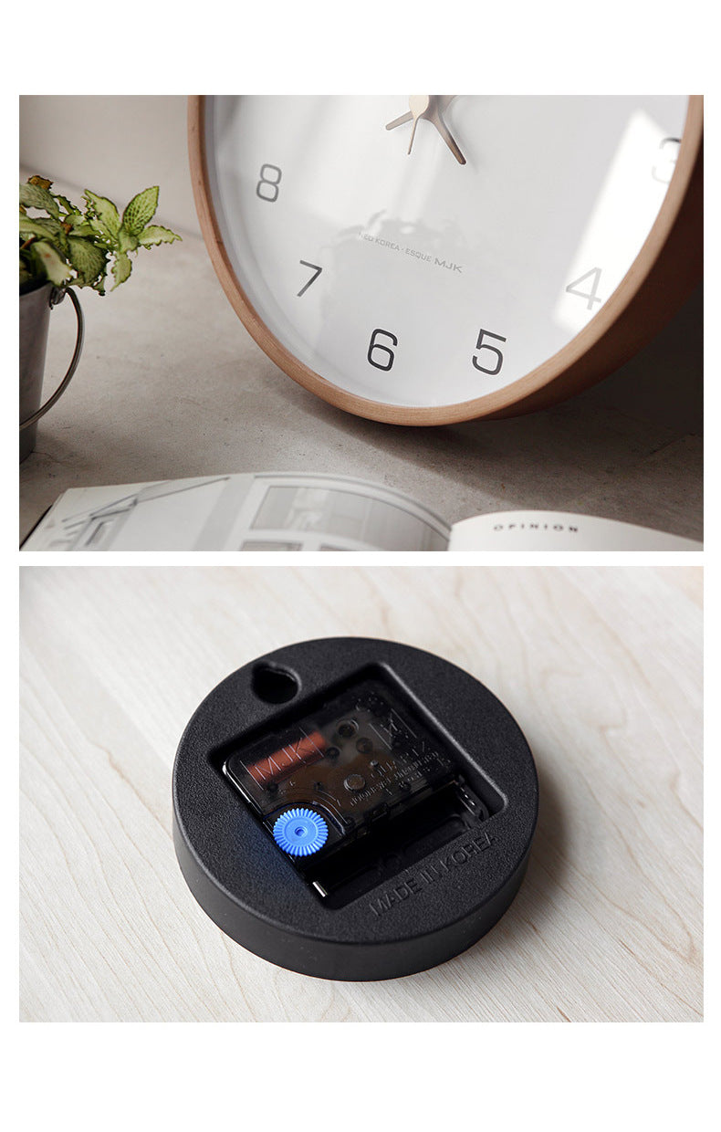 RYNX | Analog Wall Decoration - Wooden Clock For Home