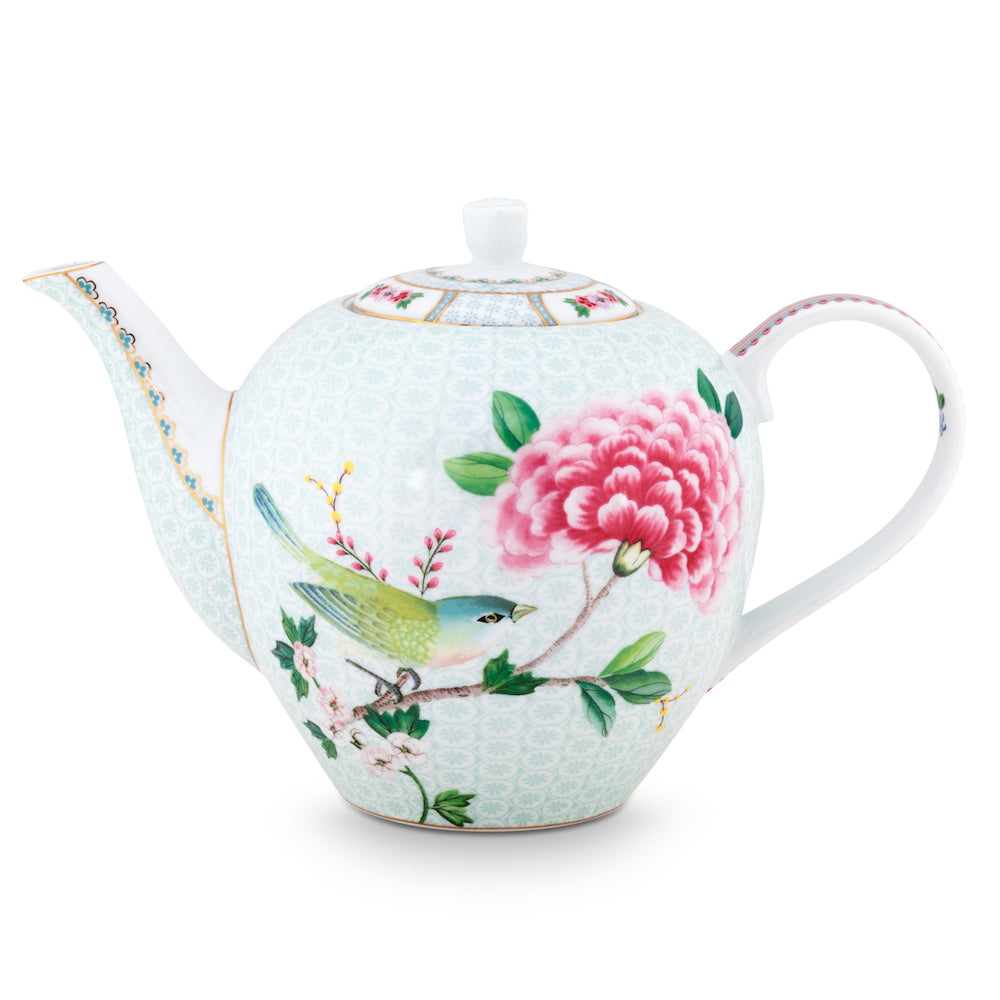 Rynx | Teapot Blushing Birds white large