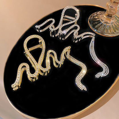 Rynx | Snake Hair Clip with Rhinestones