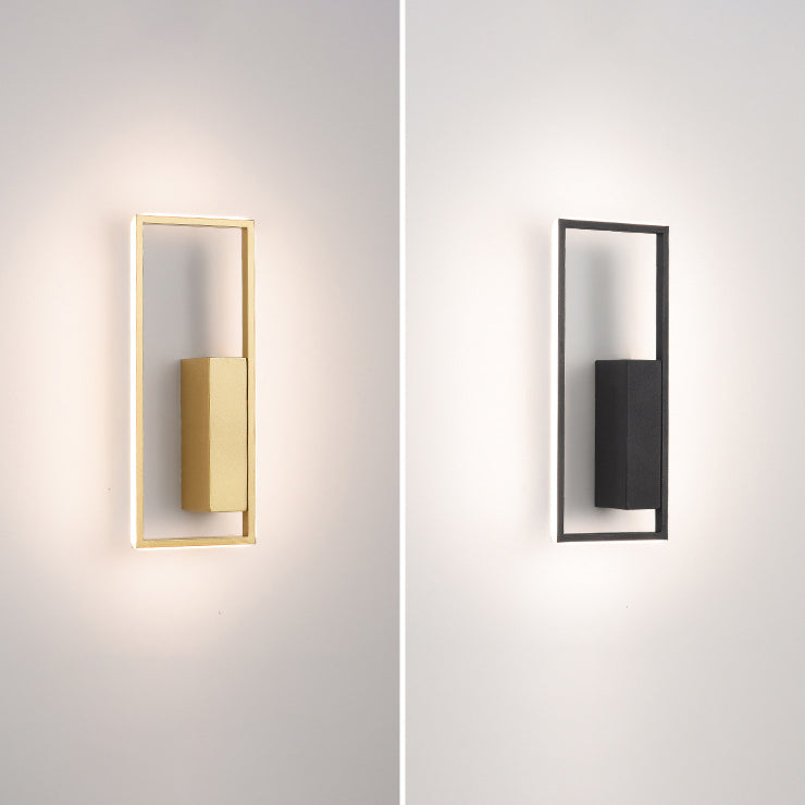 Rynx | Lineva LED Wall Light | Minimalist Rectangle Design | Silicone & Iron | Living Room Lighting