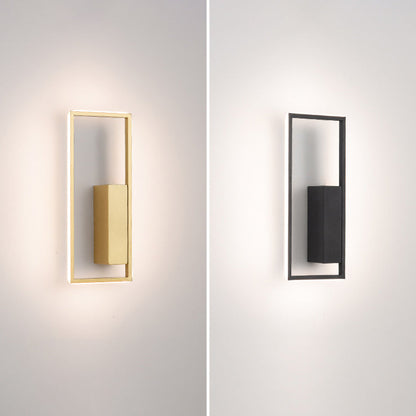Rynx | Lineva LED Wall Light | Minimalist Rectangle Design | Silicone & Iron | Living Room Lighting