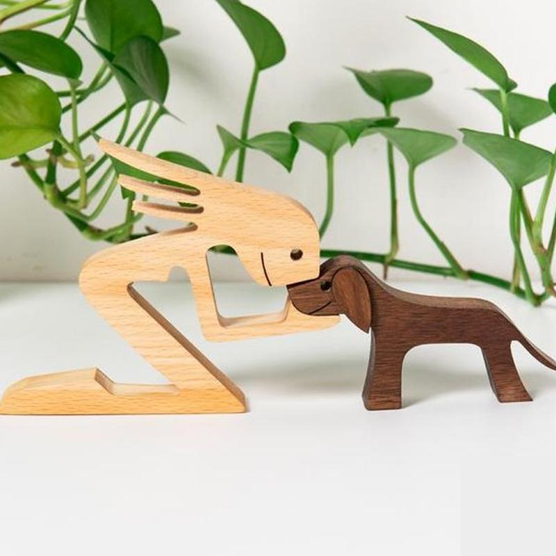 Rynx | Animal Lover Wooden Sculpture Table Decoration