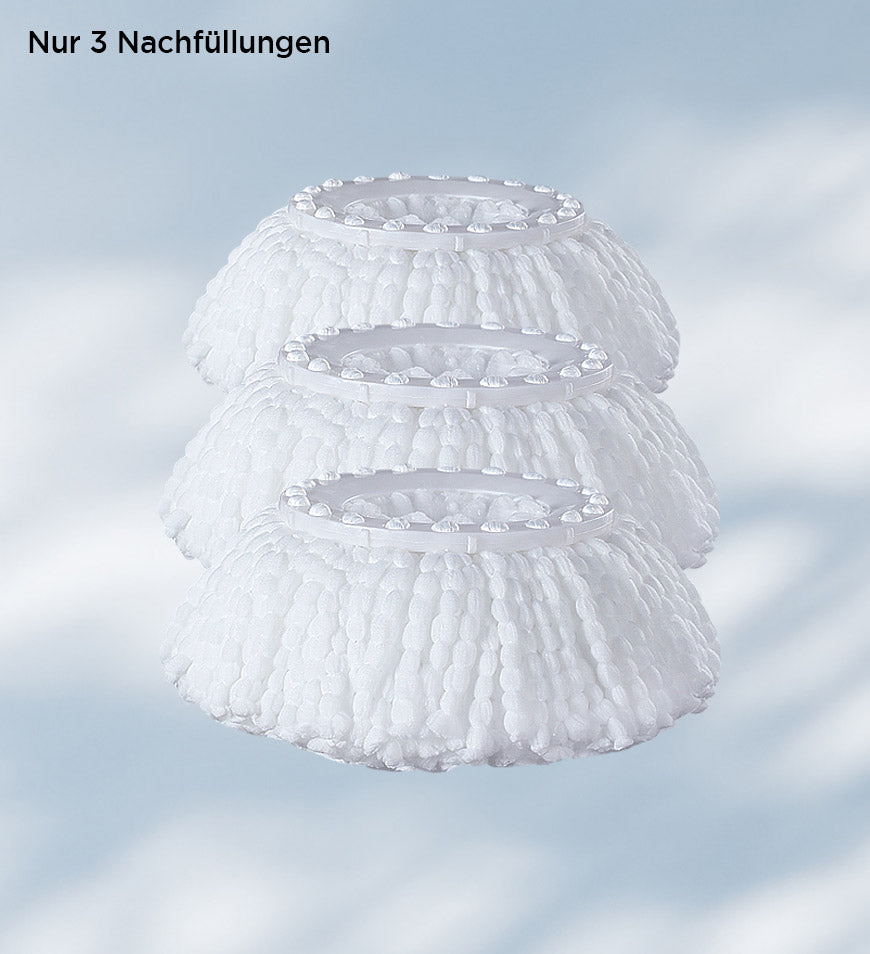 RYNX | 360° Rotatable Mop And Bucket Set With Wringing System F63 Only 3 refills