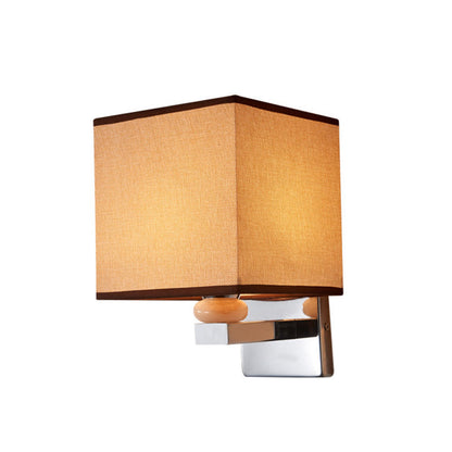 Rynx | Fabric Cube Wall Lamp Lighting Modern LED Wall Lamp in White/Black/Beige