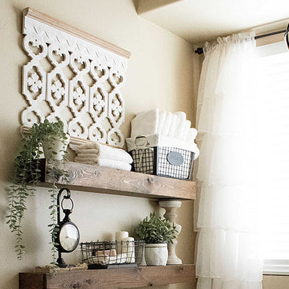 Rynx | Architectural retro builds wood cut wall decoration