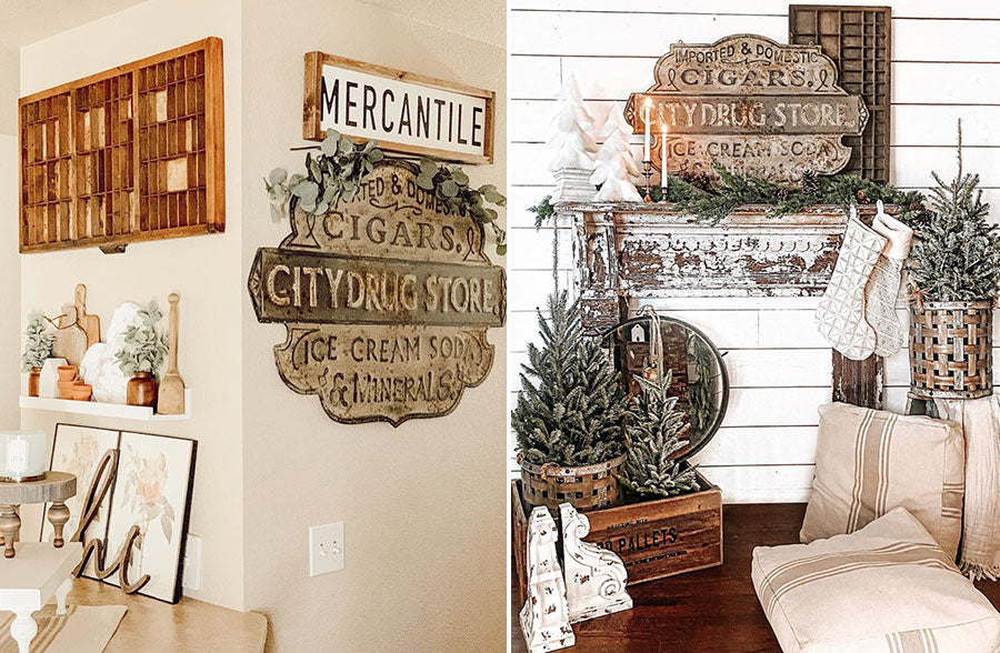 Rynx | Embossed Metal Drugstore Sign
