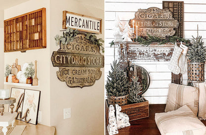 Rynx | Embossed Metal Drugstore Sign