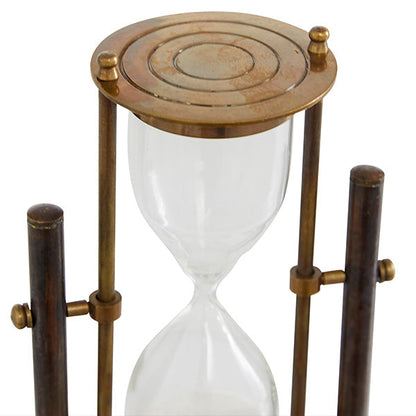 Rynx | Brass Finish Table Hourglass