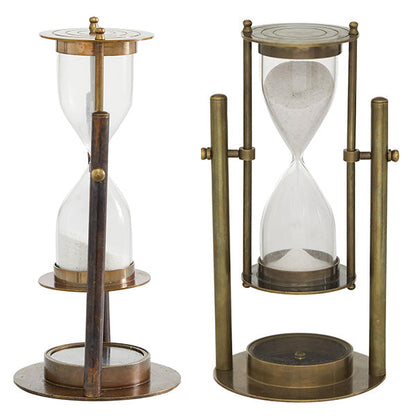 Rynx | Brass Finish Table Hourglass