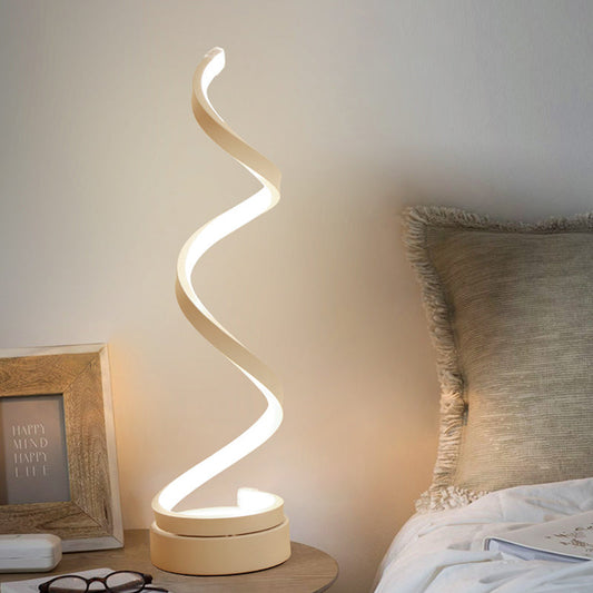 Rynx | GloBulb - Modern table lamp with LED spiral design