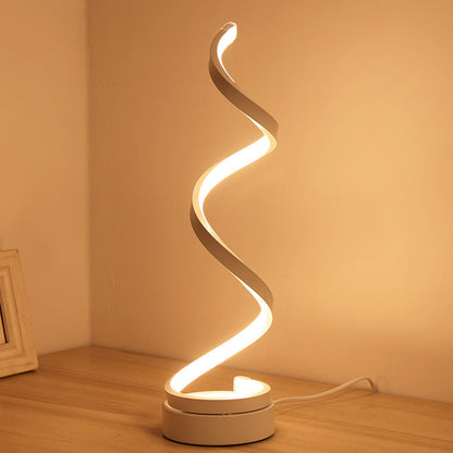 Rynx | GloBulb - Modern table lamp with LED spiral design