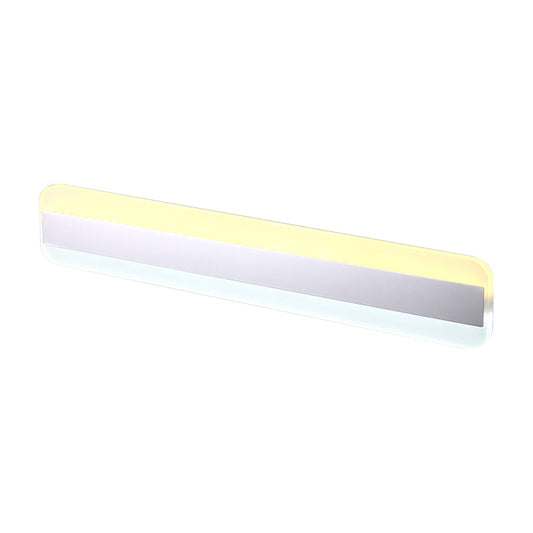 Rynx | 31.5"/39"/47" Width linear makeup mirror light modern acrylic LED bathroom light above the mirror with reflector