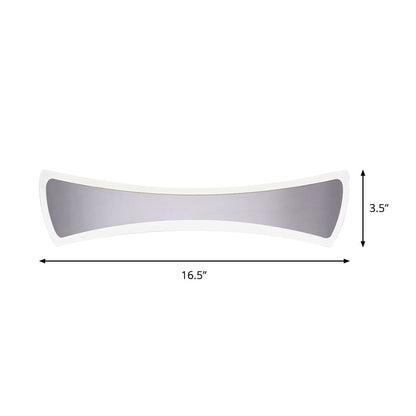 Rynx | 16.5"/20.5" Width Waterproof Fly-Vanity Lighting Light Minimalist Acrylic LED Bathroom Vanity Wall Lamp in Warm/White