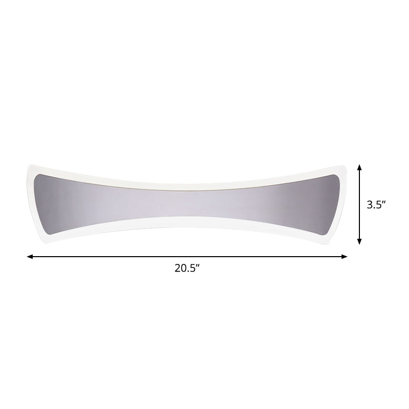 Rynx | 16.5"/20.5" Width Waterproof Fly-Vanity Lighting Light Minimalist Acrylic LED Bathroom Vanity Wall Lamp in Warm/White