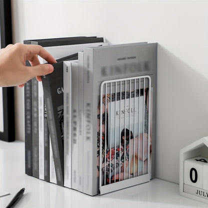 Rynx | IronHold - 2-Pack Universal Metal Book Supports