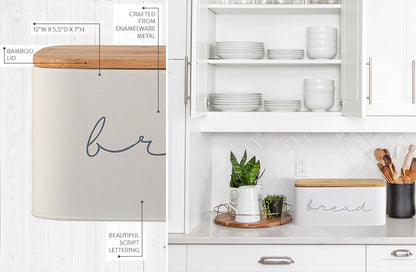 Rynx | Enamel Bread Box
