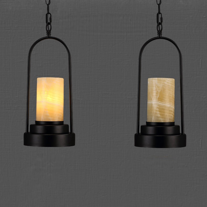 Rynx | HempCandle Industrial Pendant Light | Vintage Rope Design | 1-Light LED Hanging Lamp | Rustic Style