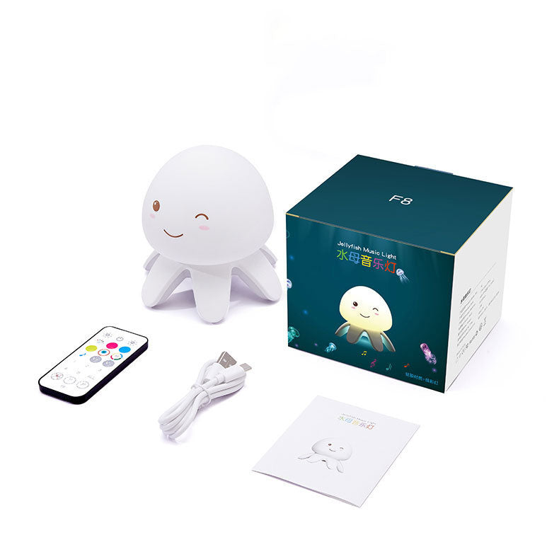 Rynx | JellyGlow LED Night Light | Creative Design | Silicone & Music | USB Rechargeable