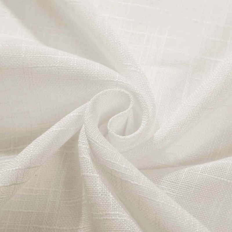 Rynx | Ela Linen Appearance Semi Transparent Curtains Tulle