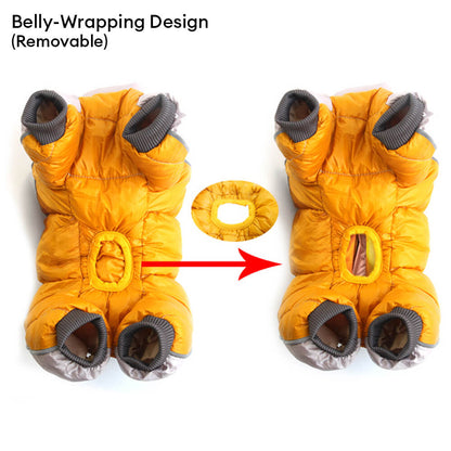RYNX | Warmth Reflective Waterproof Washable Four-Legged Dog Coat