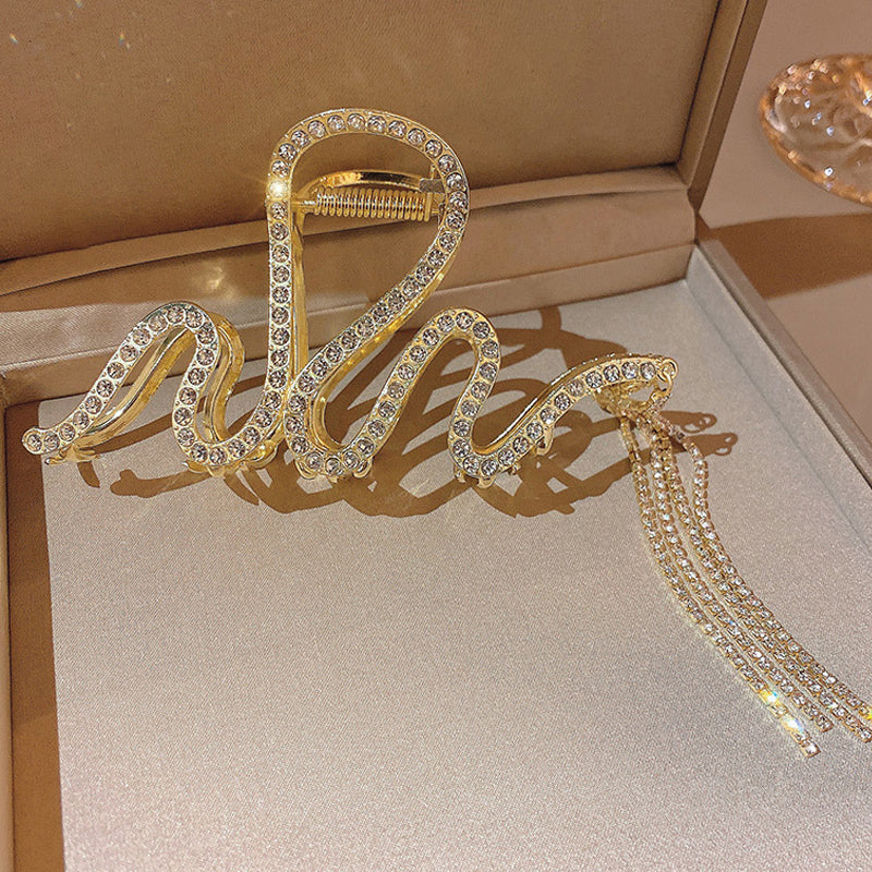 Rynx | Snake Hair Clip with Rhinestones