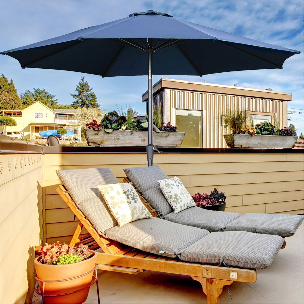Rynx | 7.5FT Patio Umbrella with Push Button Tilt and Crank