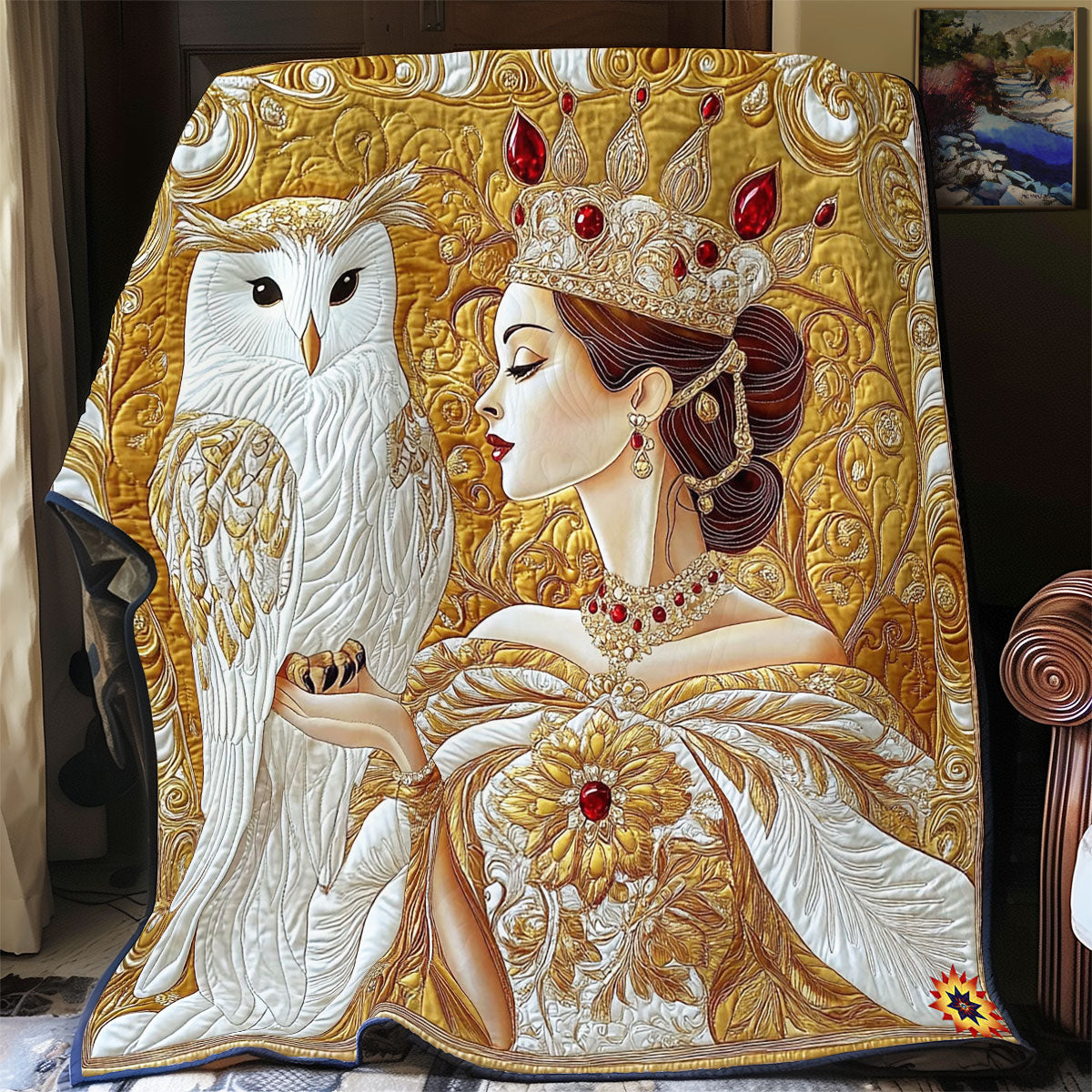 Rynx | Owl and Queen Blanket