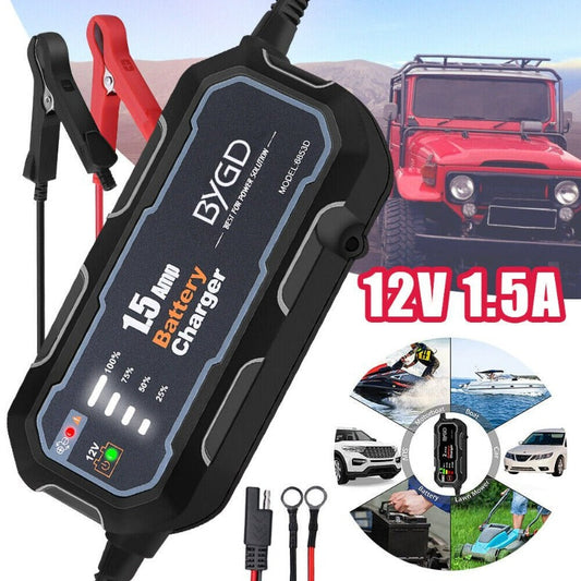 Rynx | 12V Portable Power Bank Charger Lithium Jump Starter Box 1500mAh Car Battery Booster Pack