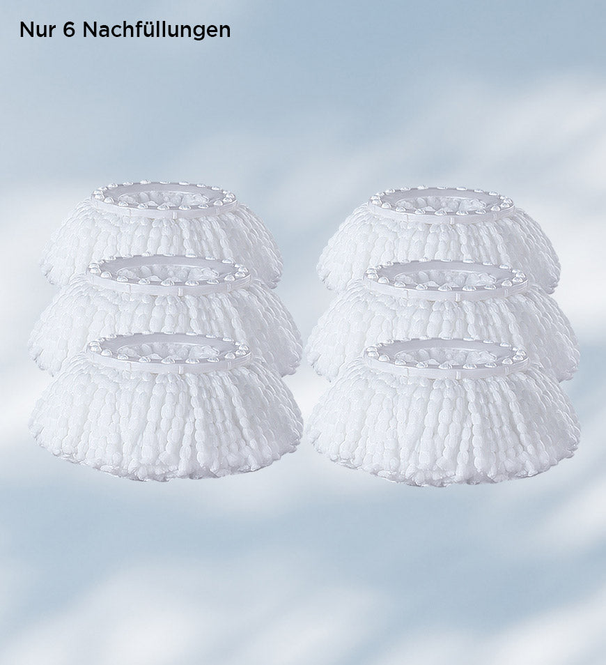 RYNX | 360° Rotatable Mop And Bucket Set With Wringing System F63 Only 6 refills