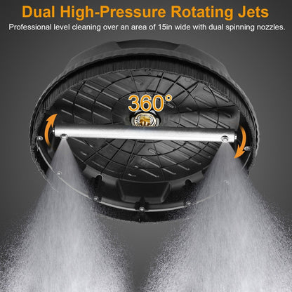 Rynx | 15" High Pressure Flat Surface Cleaner