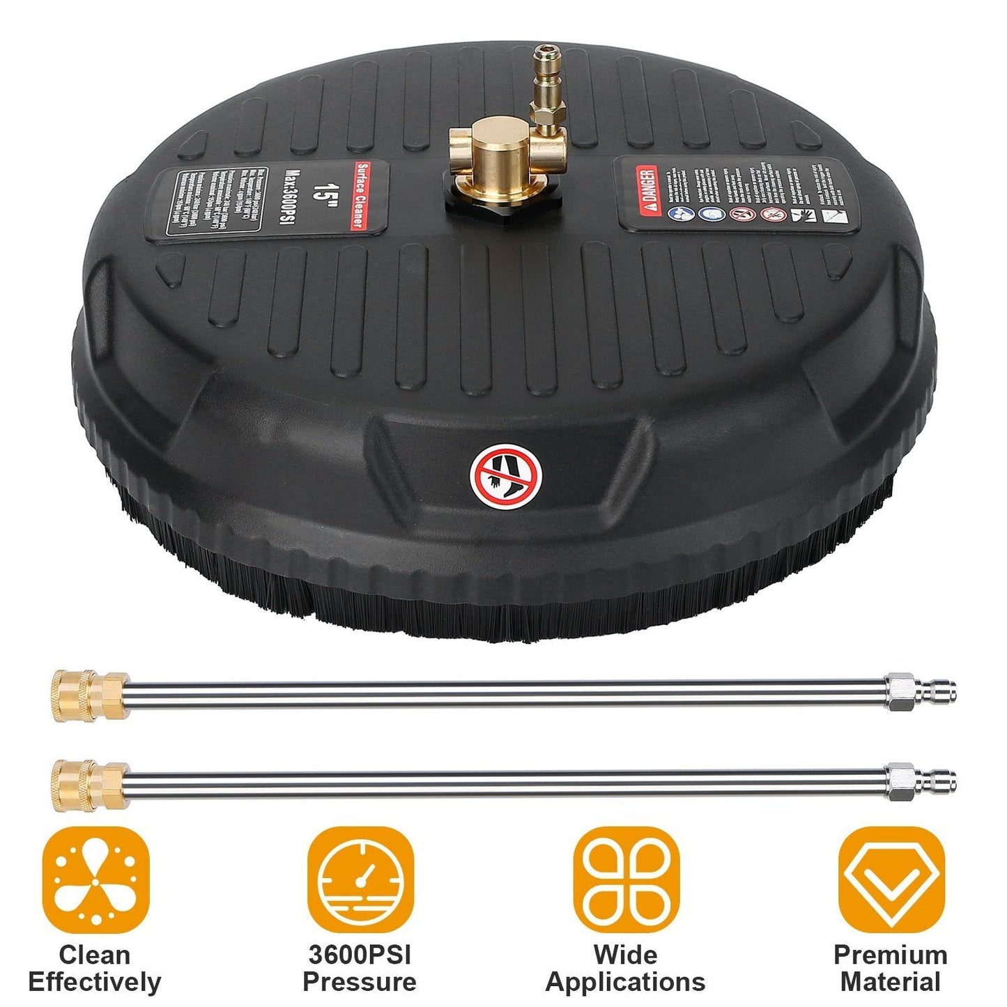 Rynx | 15" High Pressure Flat Surface Cleaner