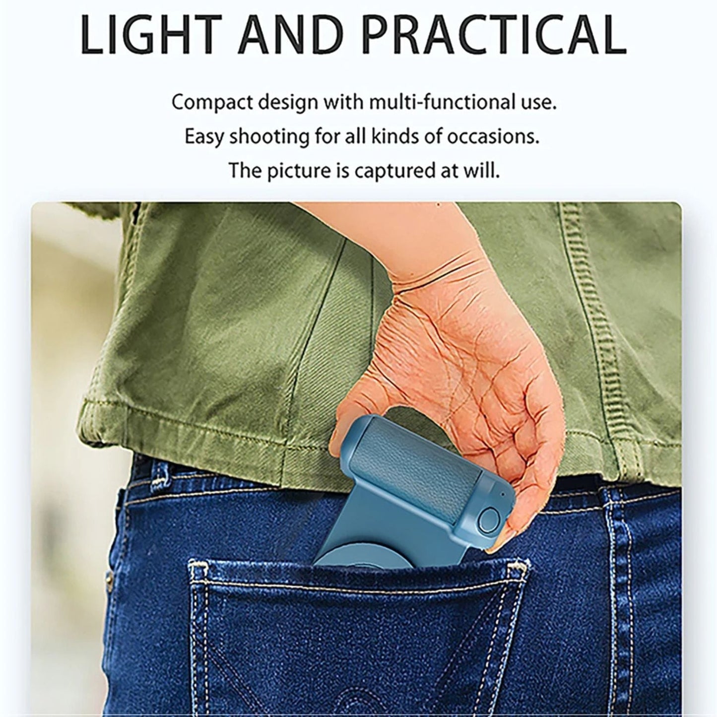 Rynx | Magnetic Camera Grip - Stable and Versatile