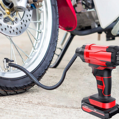 Rynx | 150 PSI 12V Portable Wireless Tire Pump 6000mAh Rechargeable with LED Light