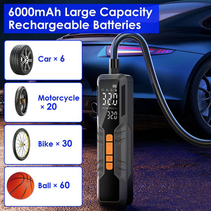 Rynx | 150 PSI Portable Tire Pump Wireless Digital Air Compressor