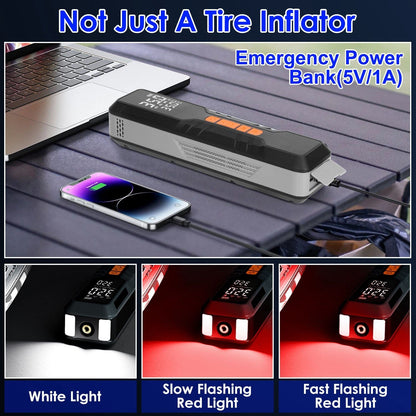 Rynx | 150 PSI Portable Tire Pump Wireless Digital Air Compressor
