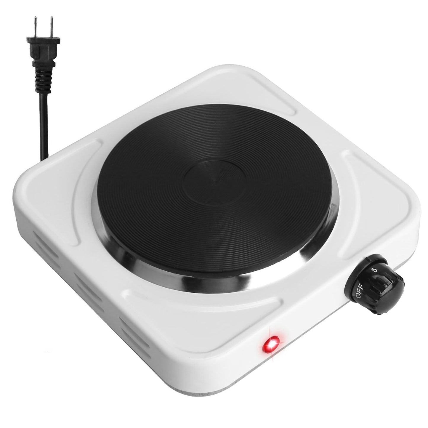 Rynx | 1500W Portable Hot Plate Cooker Countertop with Slip-Resistant Rubber