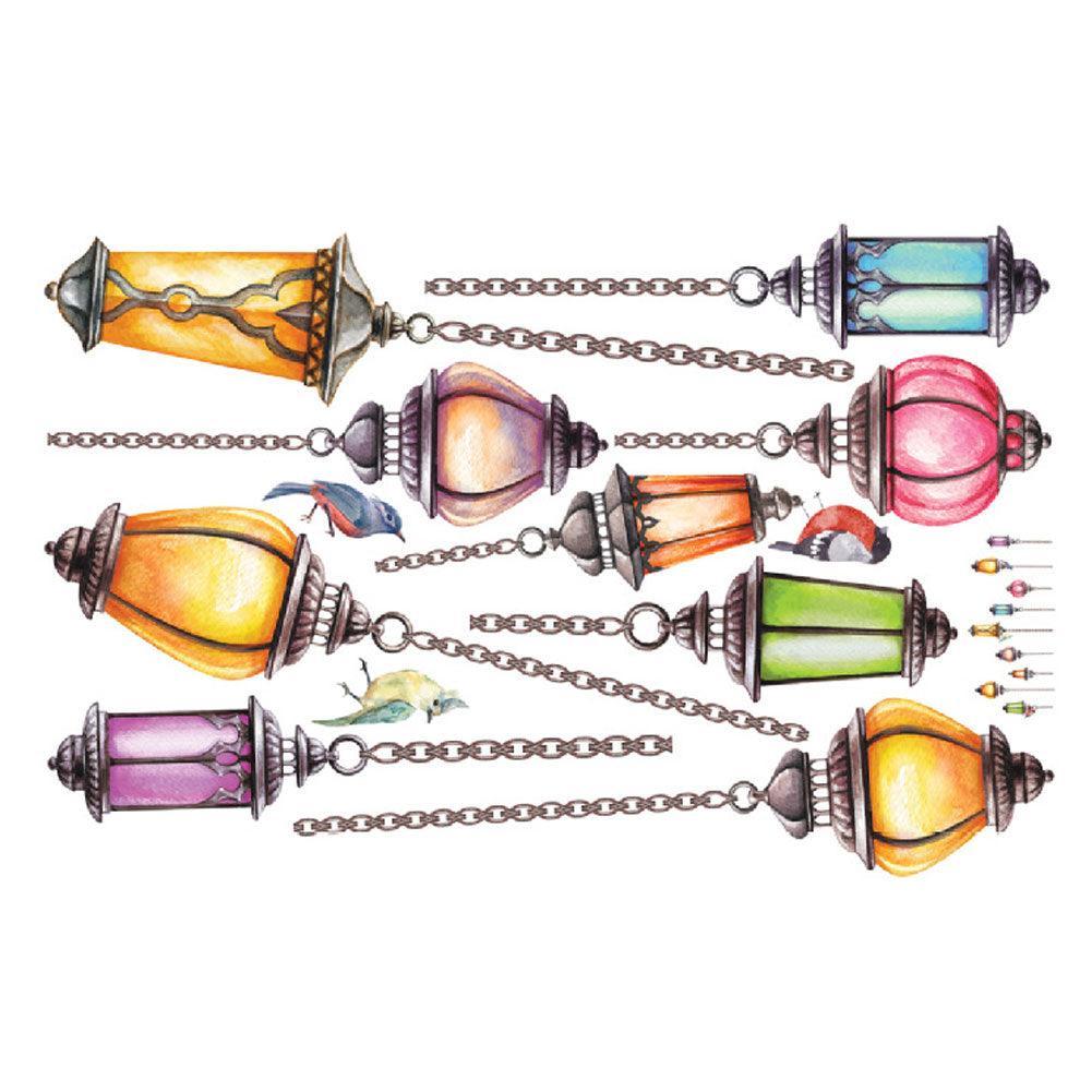 Rynx | Ceiling lamp Design PVC wall decals - Quick and easy home decoration for children's room