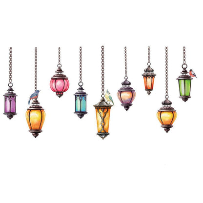 Rynx | Ceiling lamp Design PVC wall decals - Quick and easy home decoration for children's room