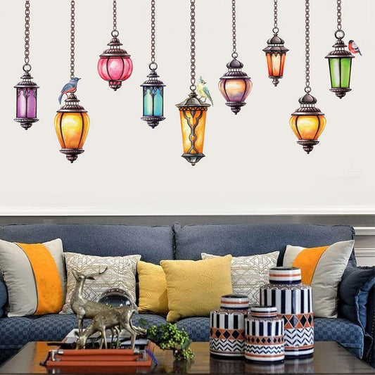 Rynx | Ceiling lamp Design PVC wall decals - Quick and easy home decoration for children's room