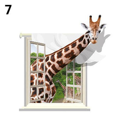Rynx | Playful 3D Animal Wall Stickers - Fun and Removable Home Decor