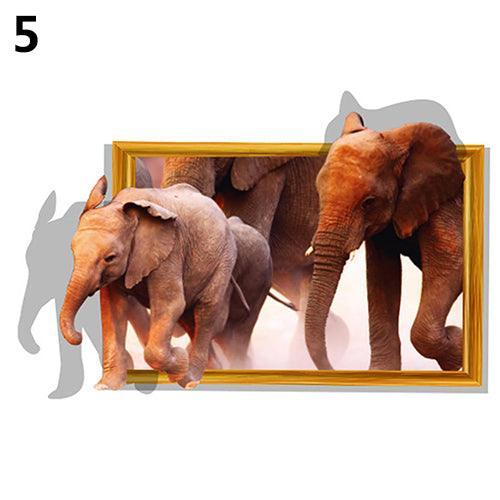 Rynx | Playful 3D Animal Wall Stickers - Fun and Removable Home Decor