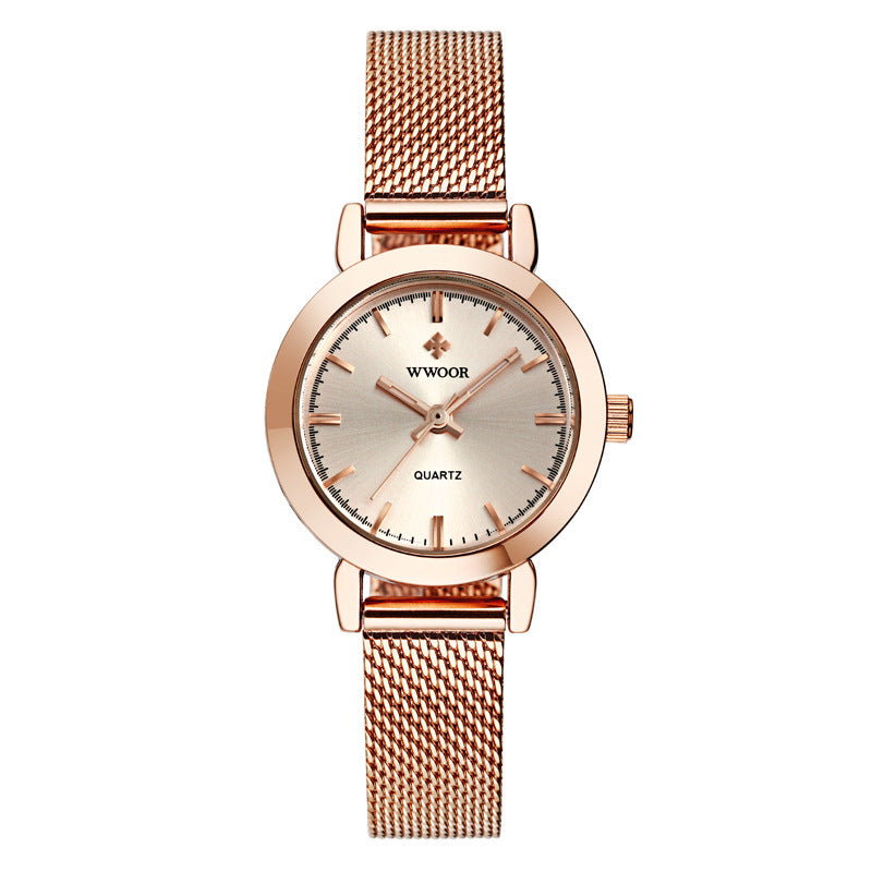 Rynx | Women's watch with quartz movement and stainless steel mesh belt
