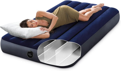 Rynx | Air Mattress 10" Height with Fiber-Tech, 300lb Capacity, Pump Not Included