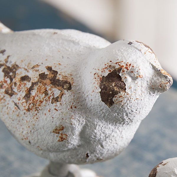 Rynx | Rusty patina sitting birds, set of 2