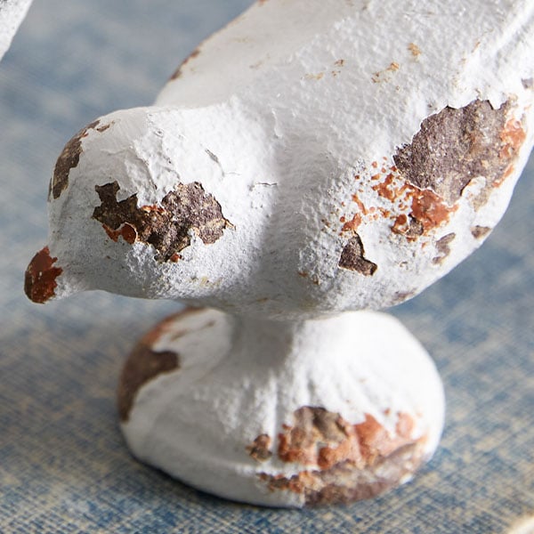 Rynx | Rusty patina sitting birds, set of 2