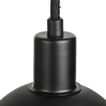 Rynx | 1 Light Wall Lighting Farm Bowl Shade Metallic Wall Lamp in Black for Dining Room