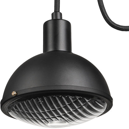 Rynx | 1 Light Wall Lighting Farm Bowl Shade Metallic Wall Lamp in Black for Dining Room