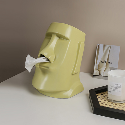 Rynx | StatueTissue - unusual Moai scarf holder for stylish spaces
