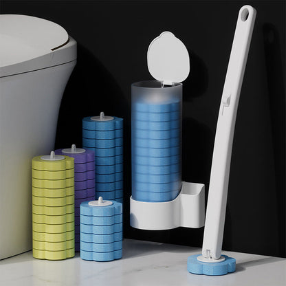 Rynx | Toilet Wall Kit, Disposable Toilet Cleaning System with 18 Refill Heads