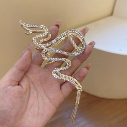 Rynx | Snake Hair Clip with Rhinestones